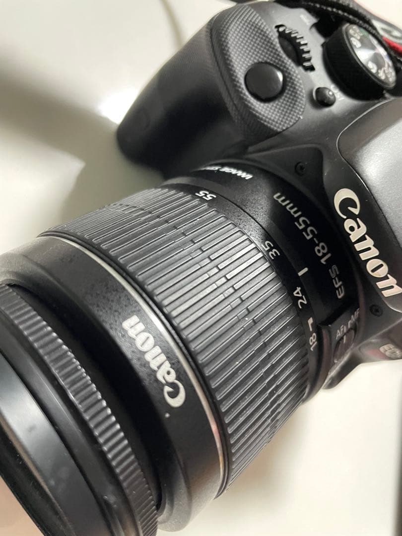 CANONデジタル一眼レフカメラEOS KissX7充電器ストラップバッテリー付