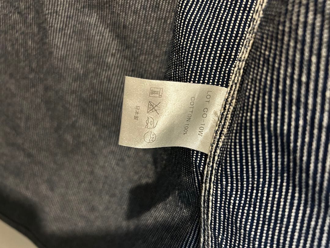 real、used✴︎THE FLAT HEAD ヒッコリーワークシャツ