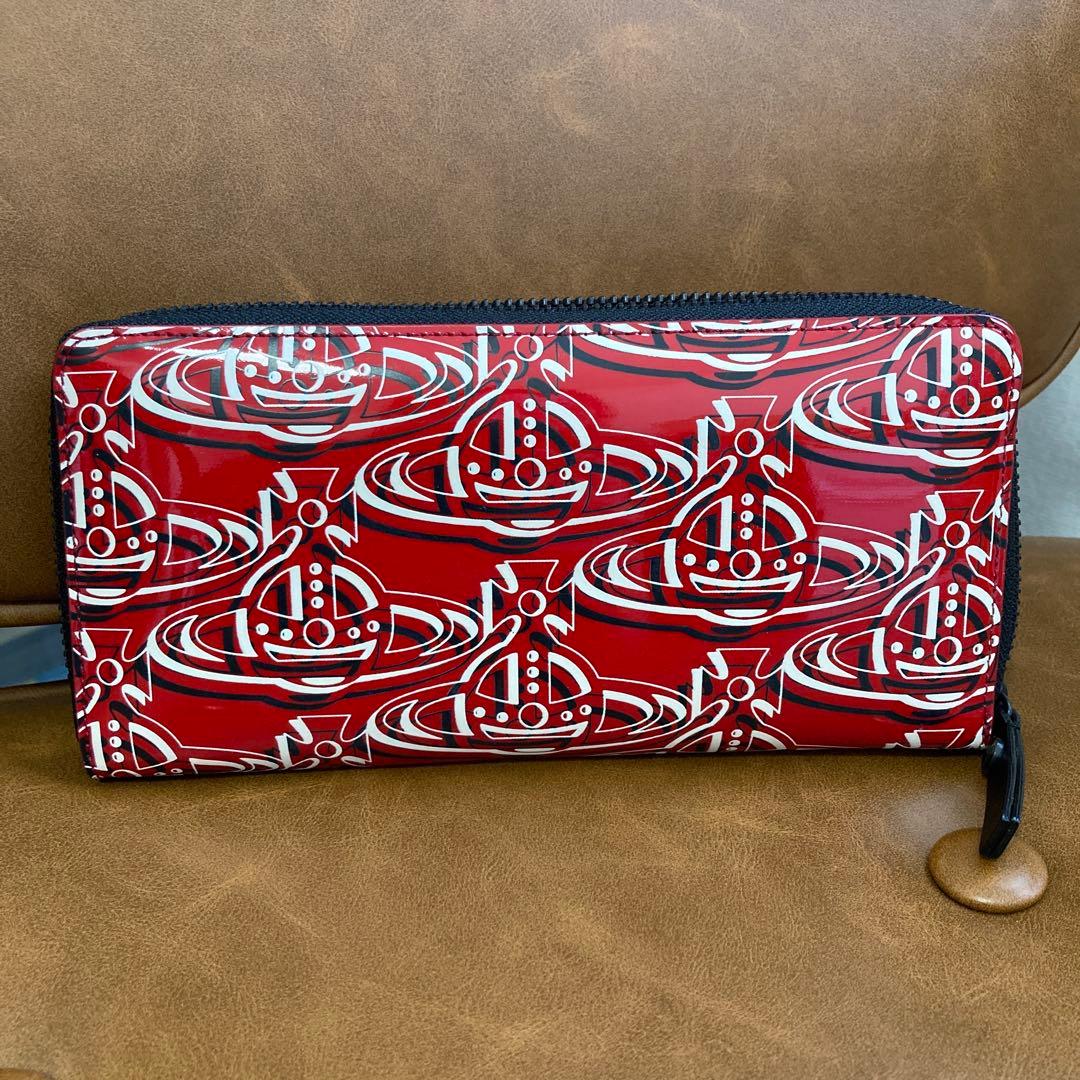 Vivienne Westwood 長財布 レッドロゴ