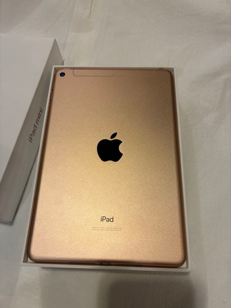 iPad mini 第五世代 64GBゴールド セルラーモデル　バッテリー92%