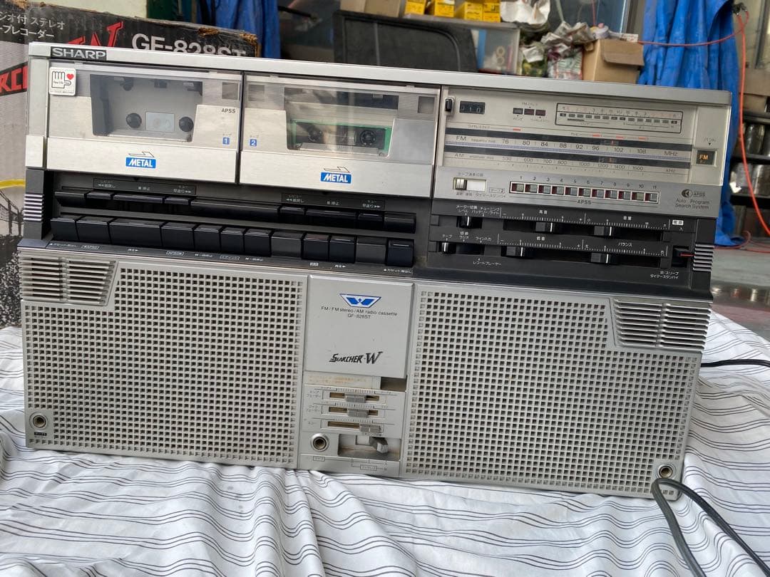 SHARP GF-828ST ラジオ付ステレオテープレコーダー