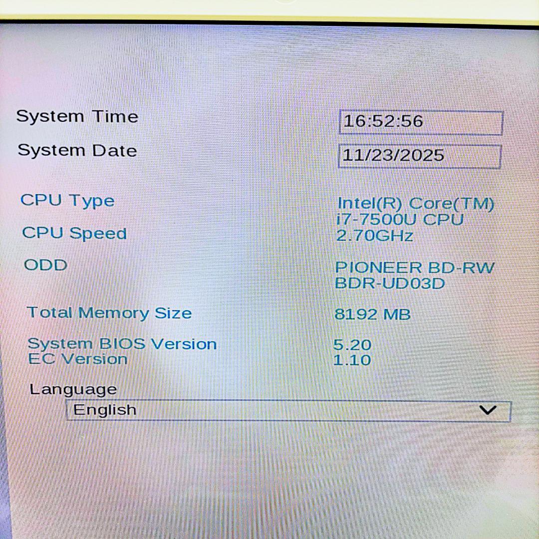 dynabookノートパソコン❣️高性能i7搭載❤️メモリ８G☘️ジャンク