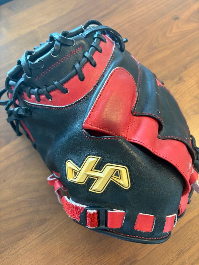 ハタケヤマ　軟式野球キャッチャーミット　甲斐モデル　左投用