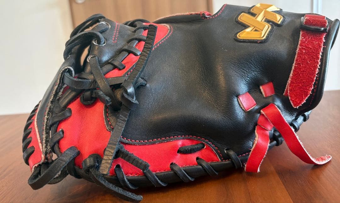 ハタケヤマ　軟式野球キャッチャーミット　甲斐モデル　左投用