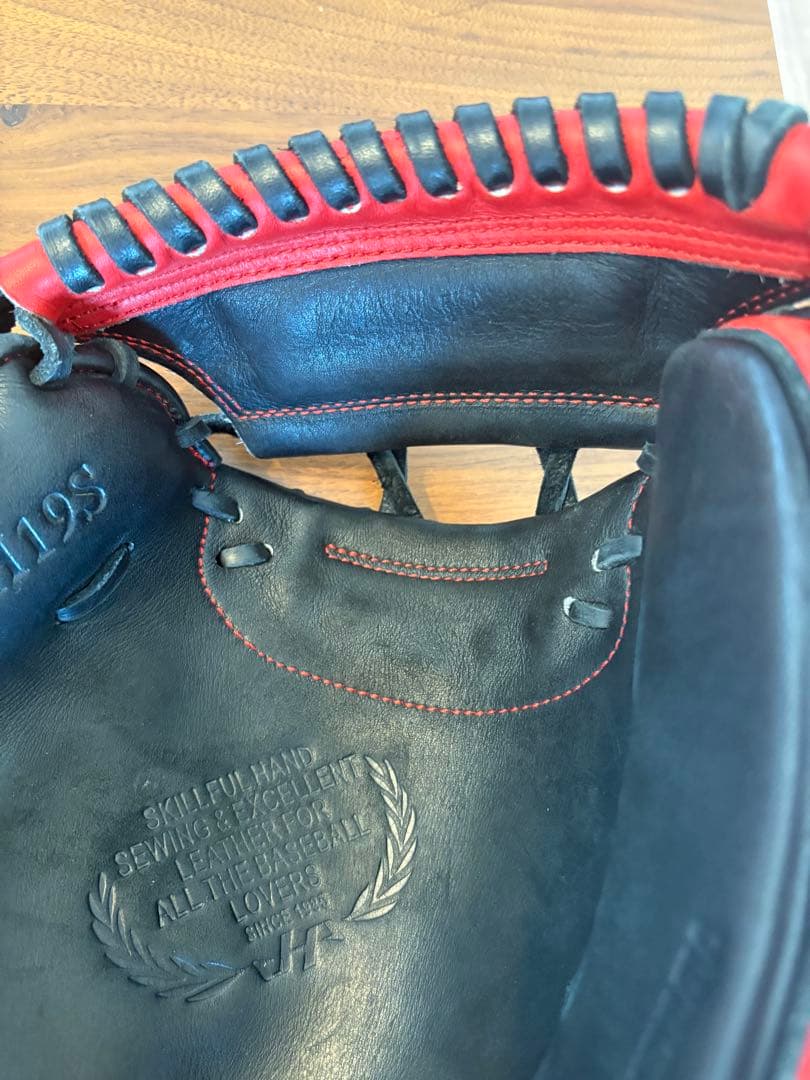 ハタケヤマ　軟式野球キャッチャーミット　甲斐モデル　左投用