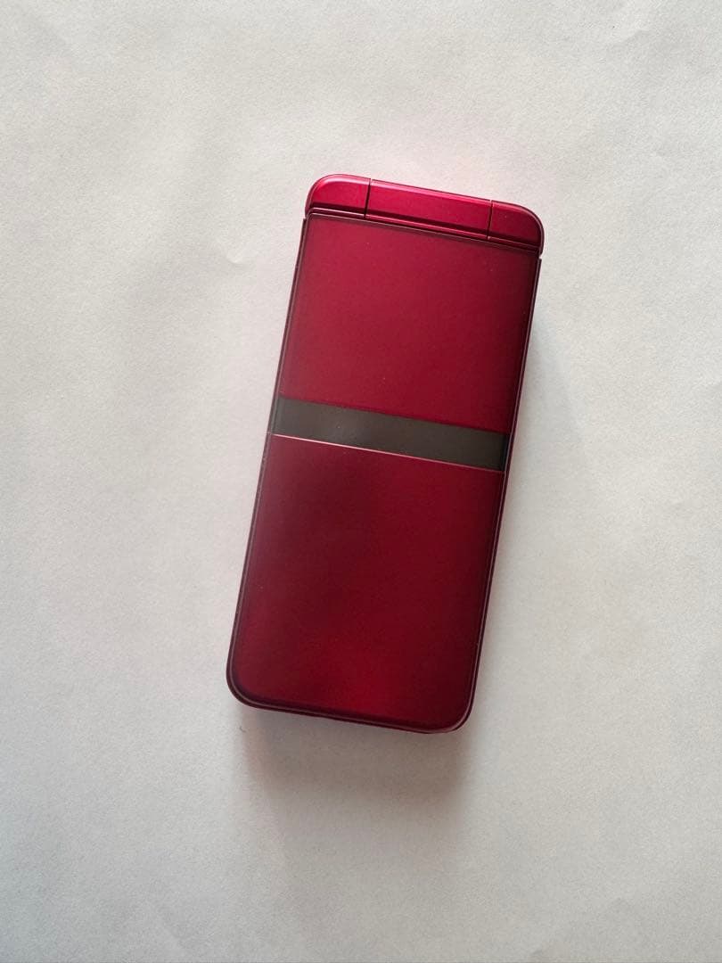 docomo DIGNO KY-42C 折りたたみ式携帯電話 レッド