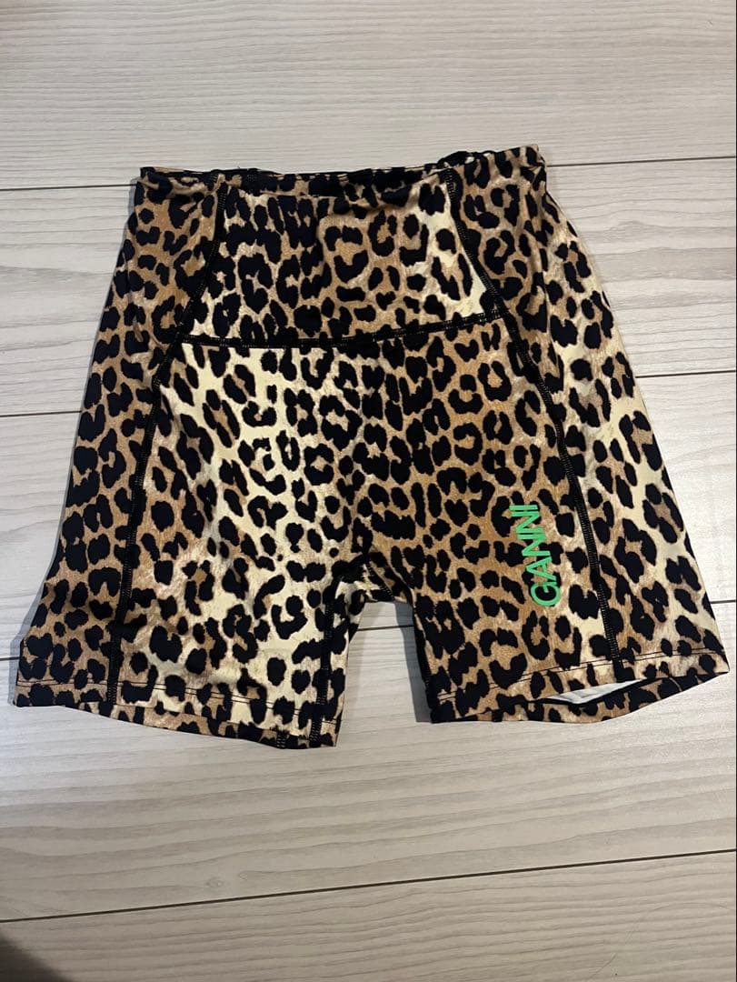 GANNI ヒョウ柄パンツ XS