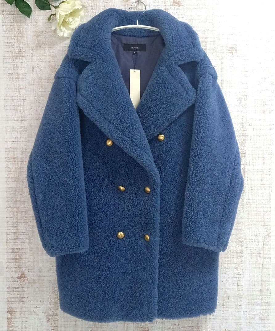 ☆定価5万☆新品☆ allureville ウール MIX ボア ピーコート 2