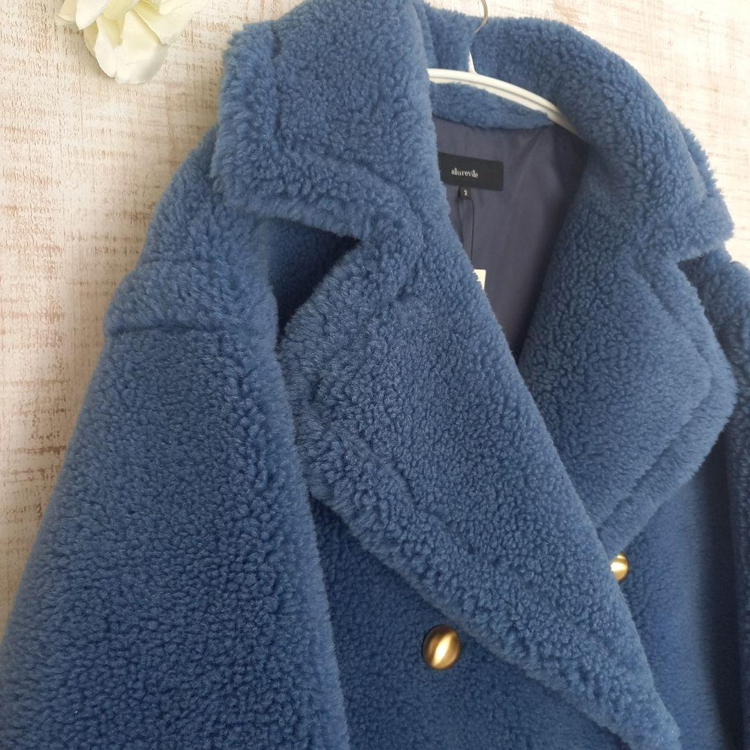 ☆定価5万☆新品☆ allureville ウール MIX ボア ピーコート 2