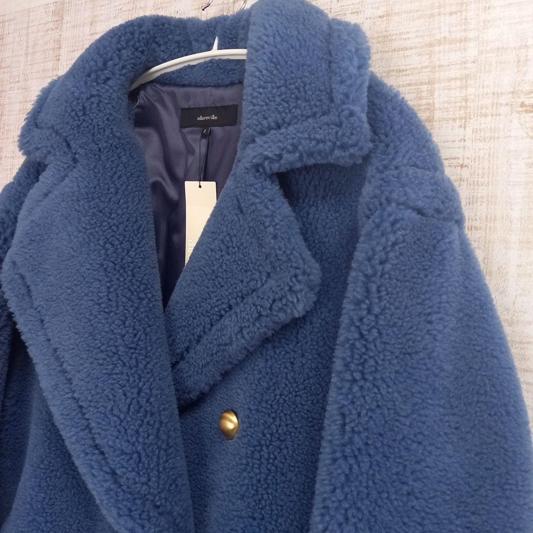 ☆定価5万☆新品☆ allureville ウール MIX ボア ピーコート 2