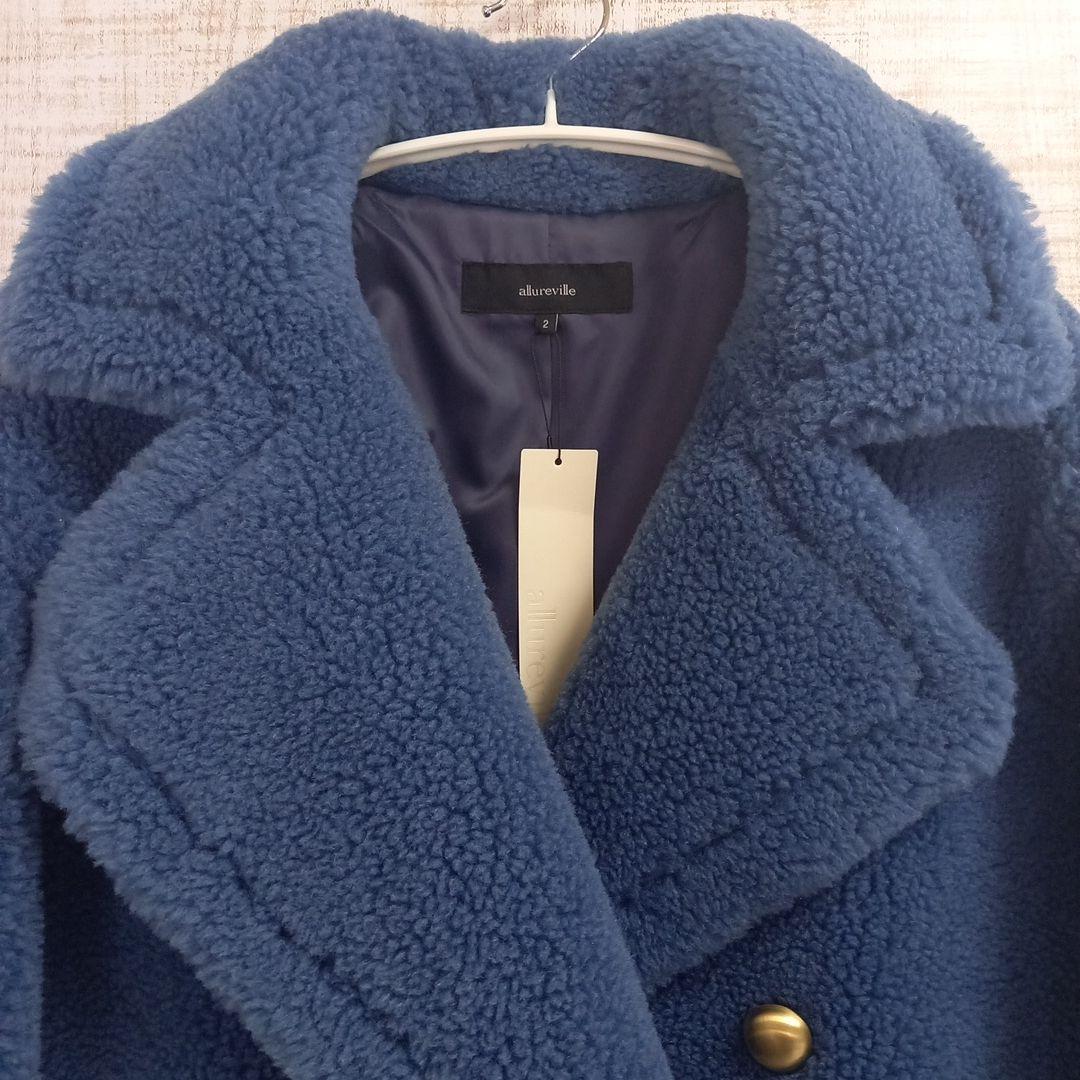 ☆定価5万☆新品☆ allureville ウール MIX ボア ピーコート 2