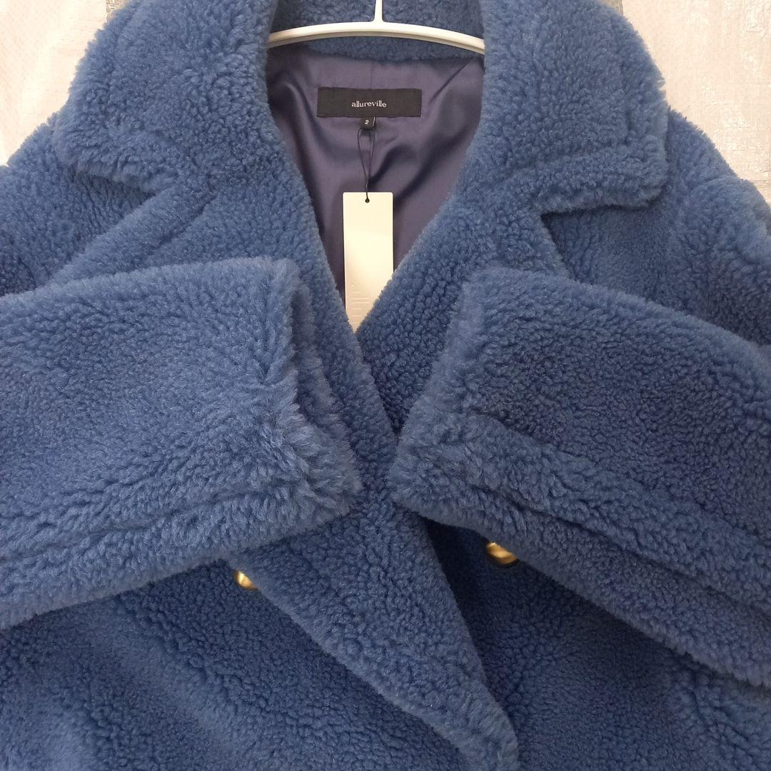 ☆定価5万☆新品☆ allureville ウール MIX ボア ピーコート 2