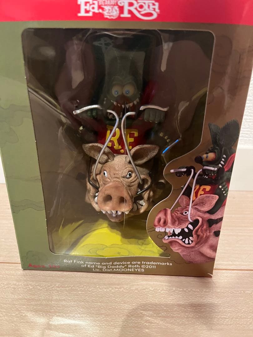 Roth Rat Fink ラットフィンク フィギュアバイク 豚 アメトイ