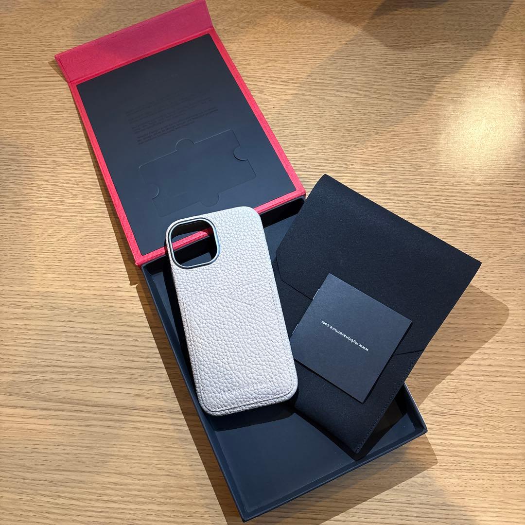 新品 BONAVENTURA iPhone15 バックカバーケース グレージュ