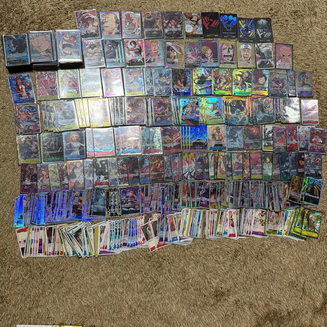 【引退品】　ワンピースカード　プレイマット　パラレル130枚以上　完成デッキ付き