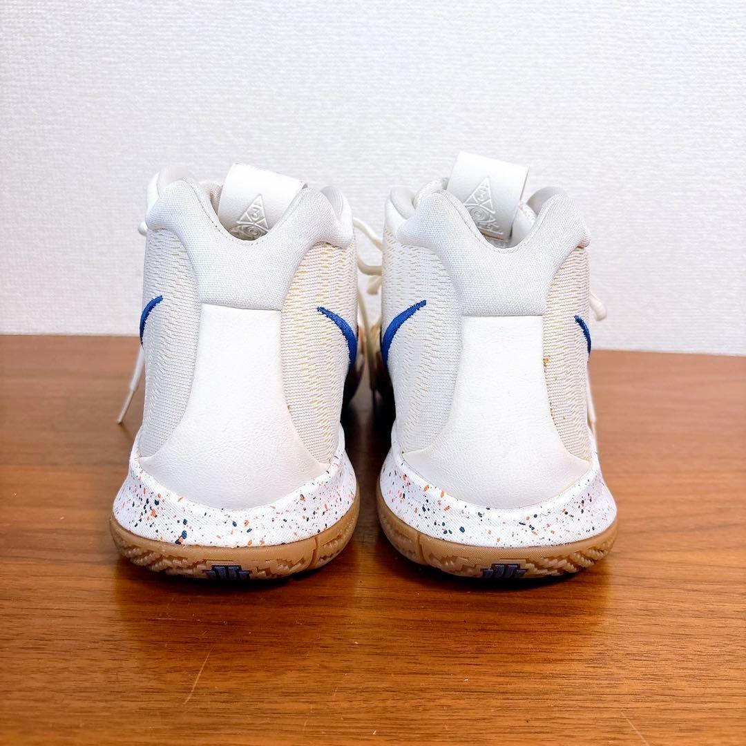 美品 NIKE カイリー4 Kyrie IV EP バッシュ ホワイト×ブルー