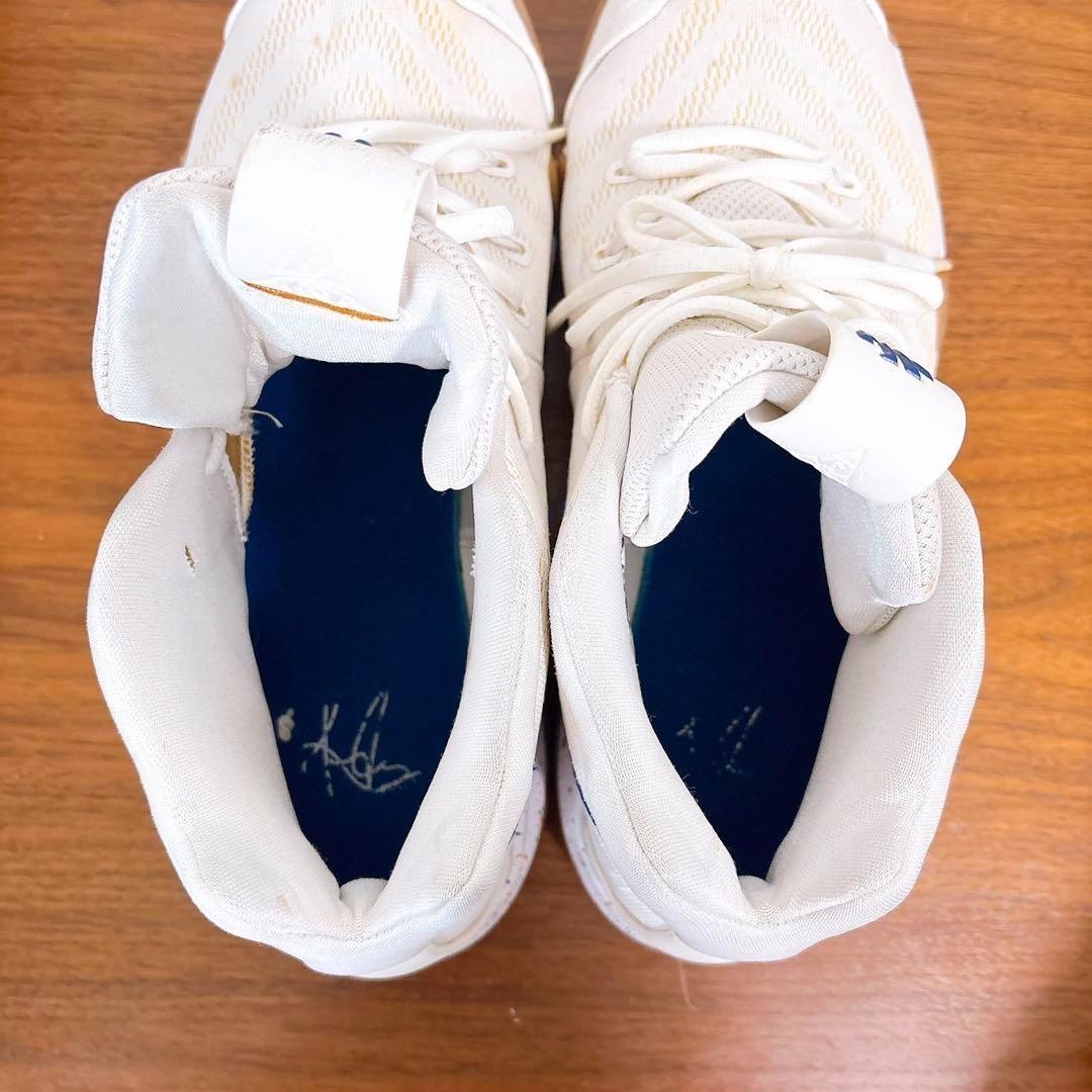 美品 NIKE カイリー4 Kyrie IV EP バッシュ ホワイト×ブルー