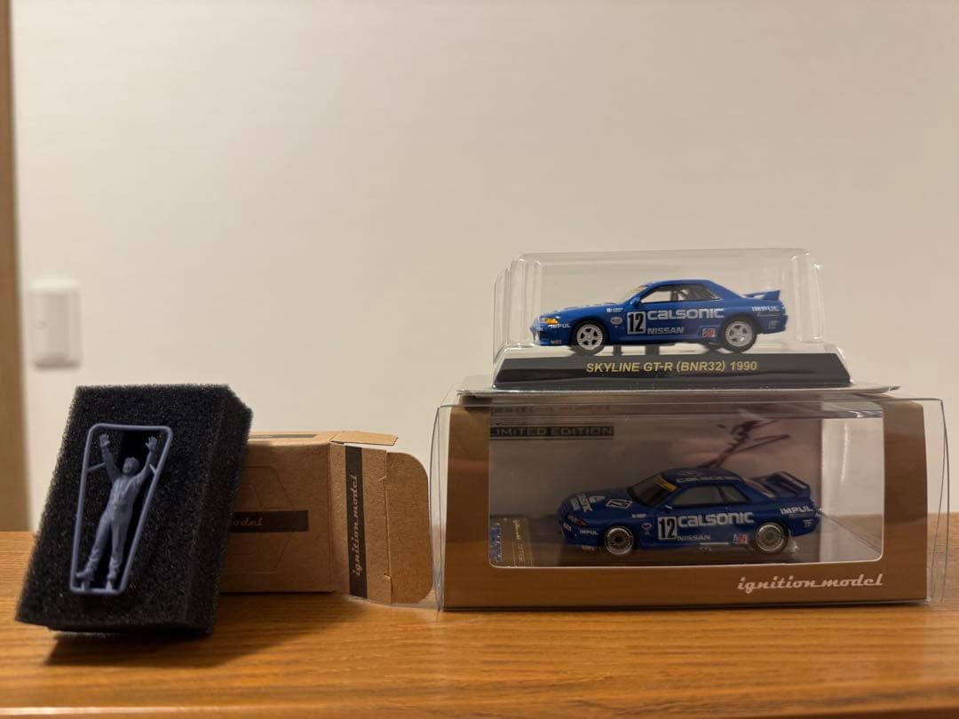 イグニッションモデル1/64 カルソニックR32GTR 京商おまけ
