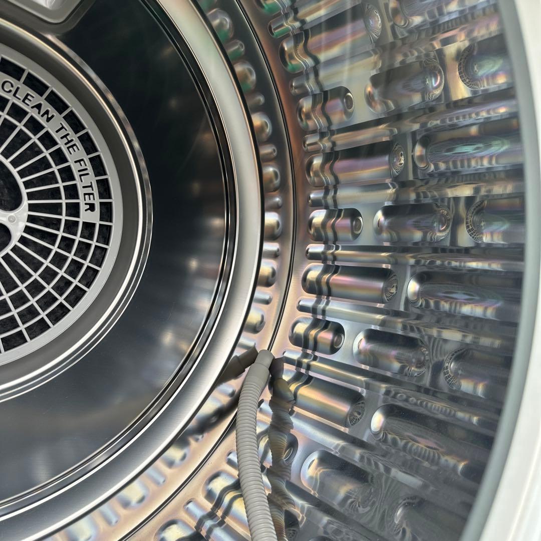 美品　パナソニック　衣類乾燥機　６ｋｇ　NH-D603-W　ユニット台　セット