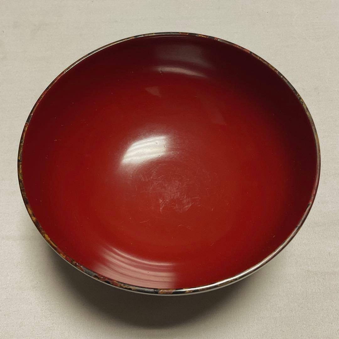 津軽塗り お椀5客セット 和食器 漆器 汁椀 ヴィンテージ