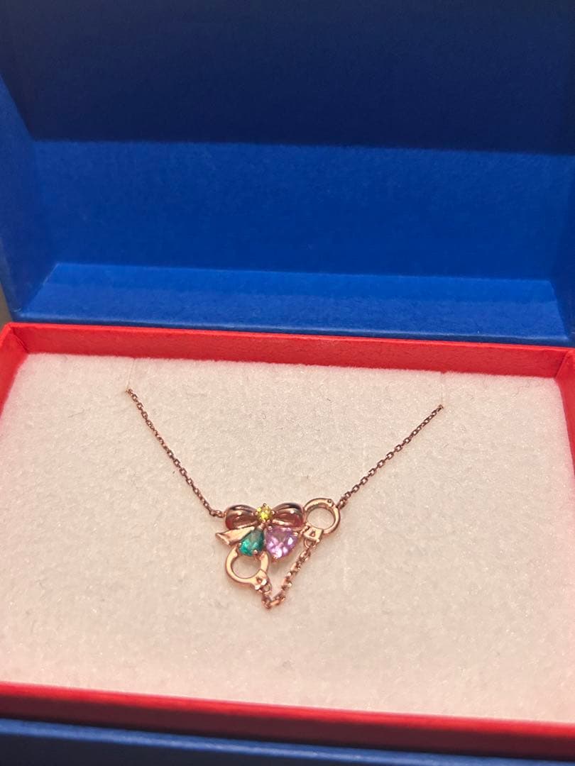 【値下げ】サマンサティアラ×名探偵コナン2024 服部平次＆遠山和葉 ネックレス