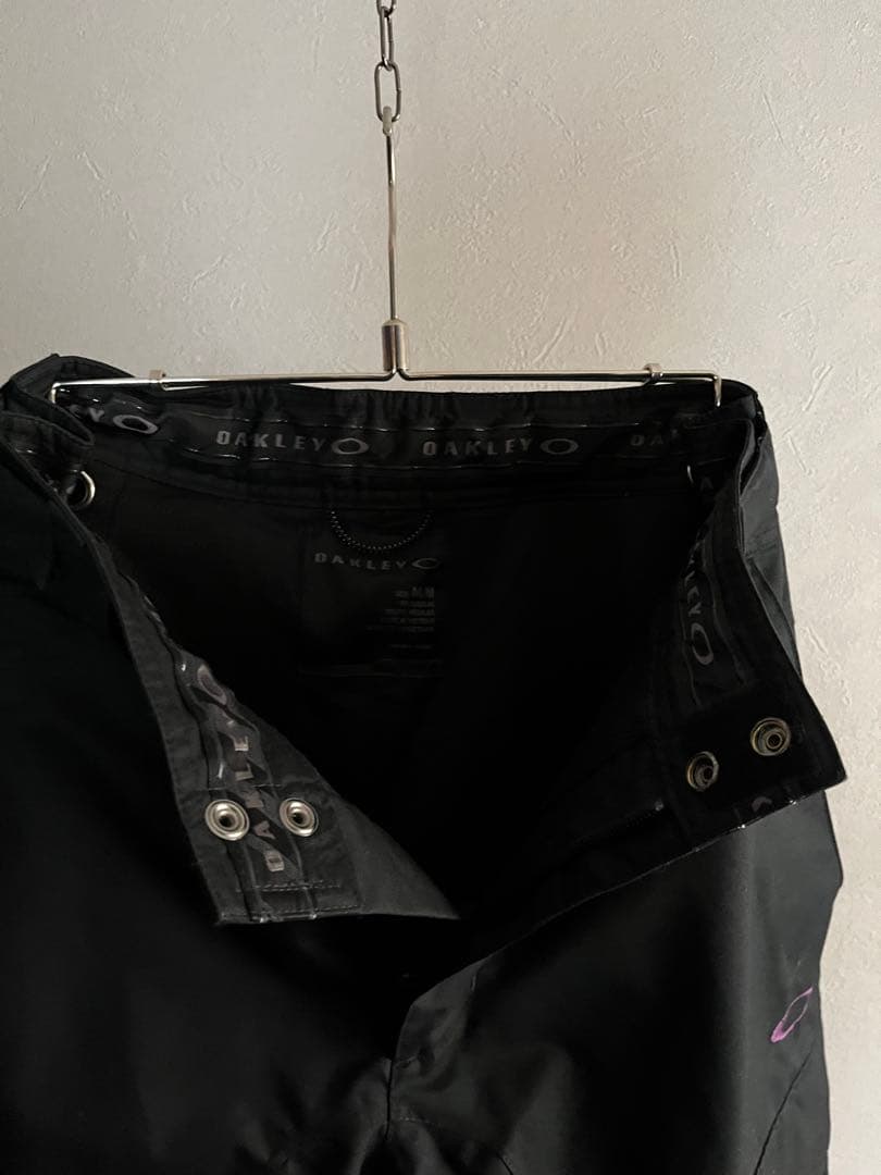 OAKLEY スノーボードパンツ ナイロンカーゴ ブラック スノボウェア