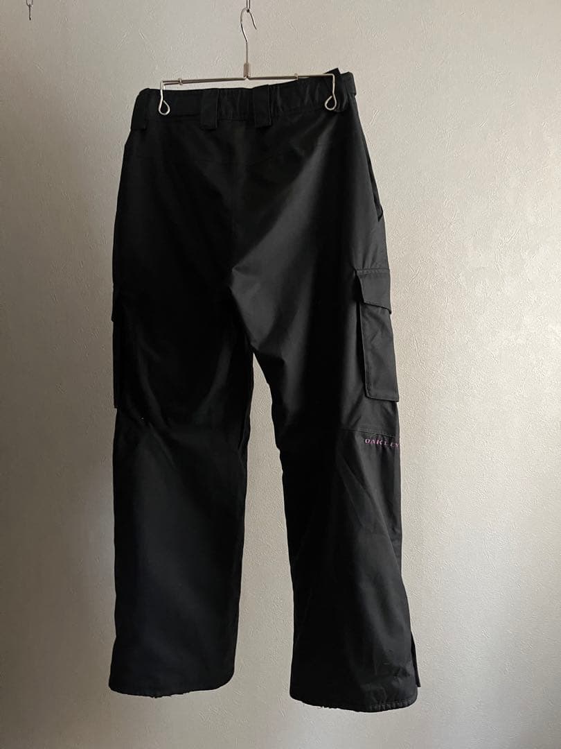 OAKLEY スノーボードパンツ ナイロンカーゴ ブラック スノボウェア