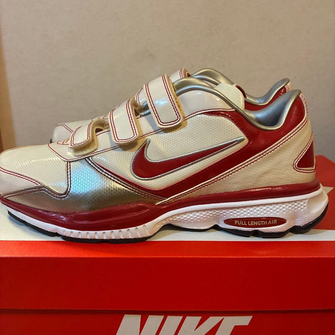 NIKE トレーニングシューズ ホワイト/レッド/シルバー