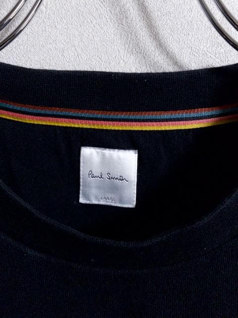 【Paul Smith】Dreamer 刺繍 スウェット 黒 L サイケデリック