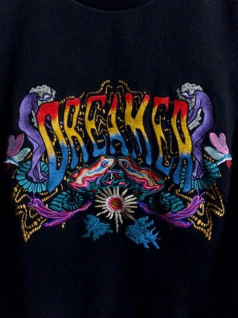 【Paul Smith】Dreamer 刺繍 スウェット 黒 L サイケデリック