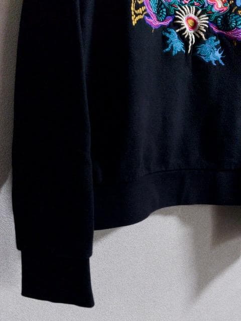 【Paul Smith】Dreamer 刺繍 スウェット 黒 L サイケデリック