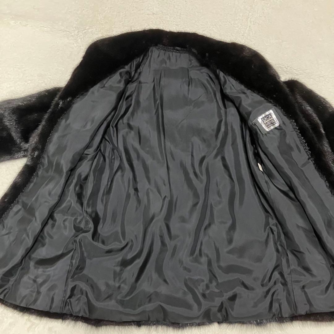 ⭐︎人気⭐︎極美品⭐︎ SAGA MINK 銀タグミンクコート　厚手　ファー