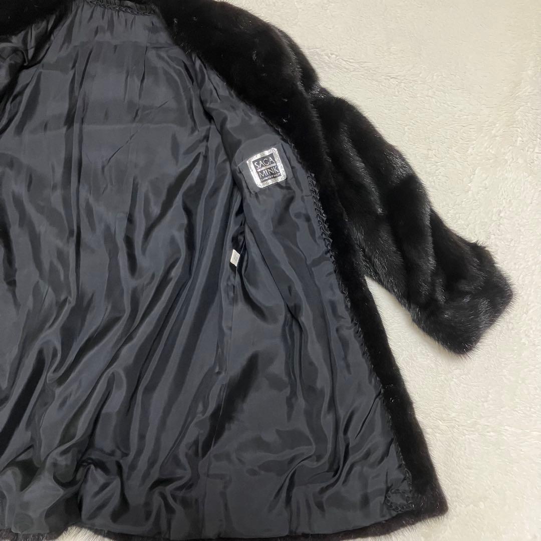 ⭐︎人気⭐︎極美品⭐︎ SAGA MINK 銀タグミンクコート　厚手　ファー