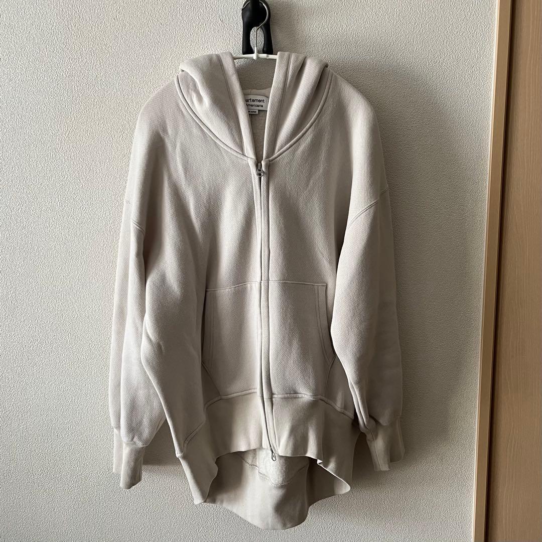 AMERICANA/アメリカーナWIDE FULLZIP HOODIEナチュラル