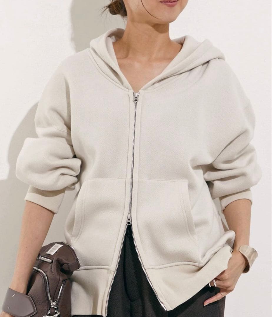 AMERICANA/アメリカーナWIDE FULLZIP HOODIEナチュラル