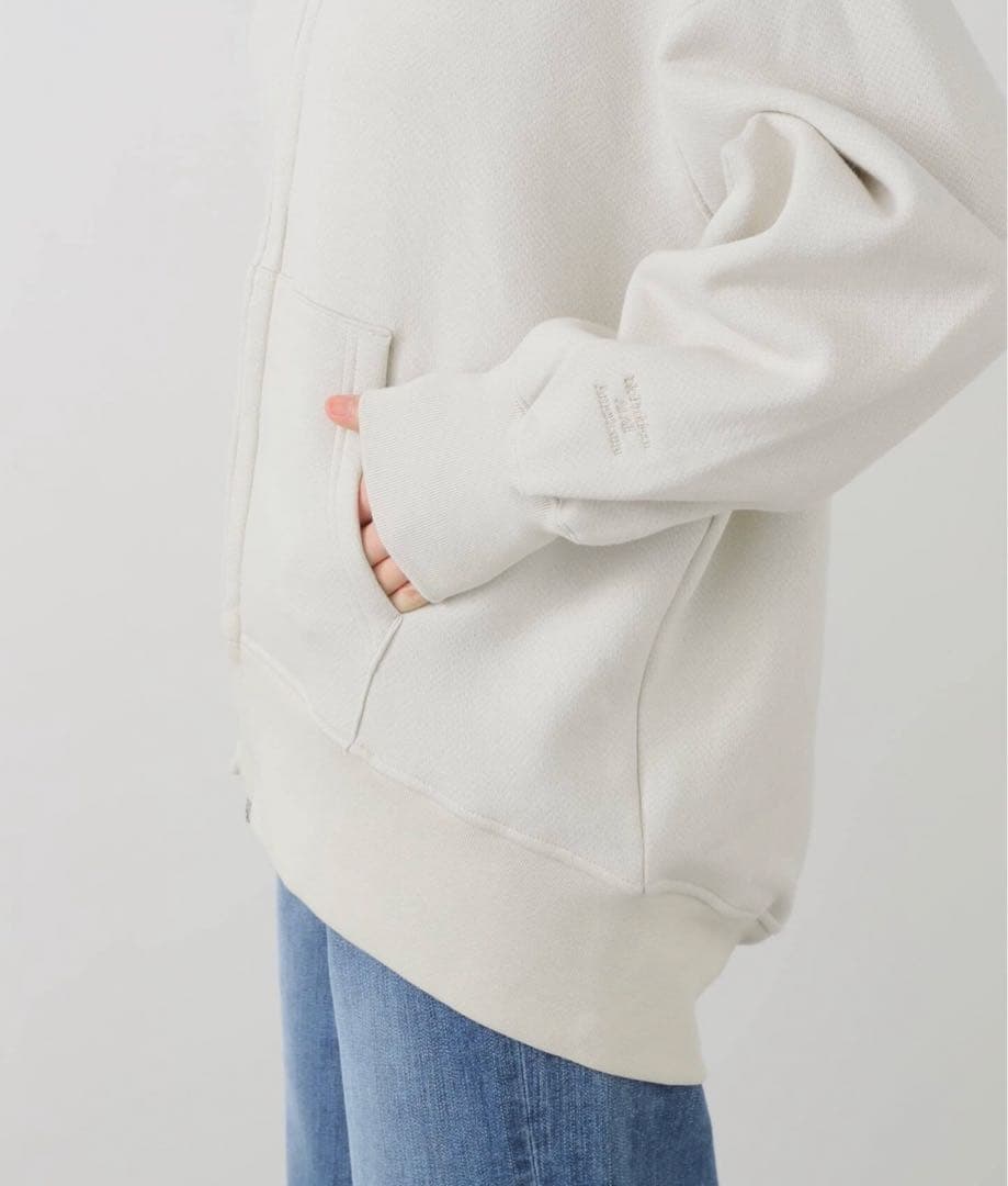 AMERICANA/アメリカーナWIDE FULLZIP HOODIEナチュラル