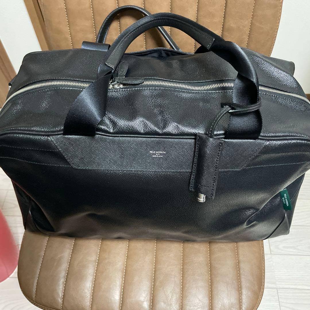 PELLE MORBIDA GOLF ボストンバッグ ブラック