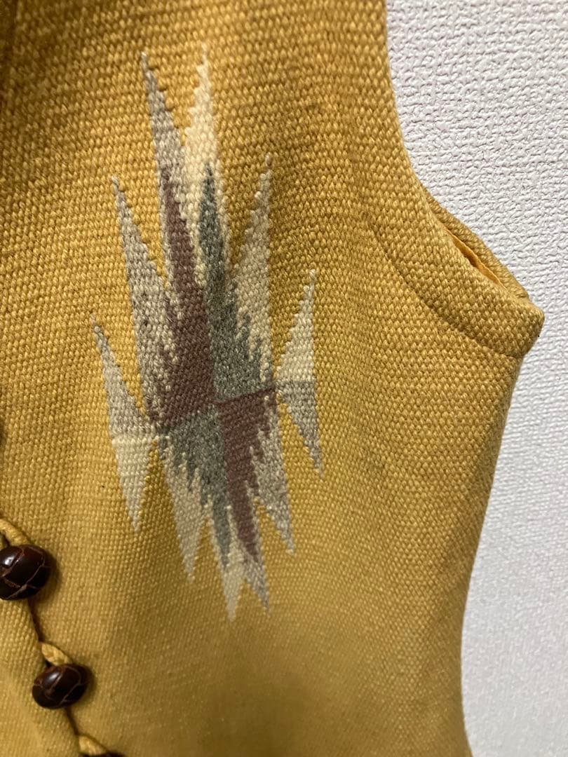 ORTEGA'S チマヨ 手織りウールベスト Mサイズ