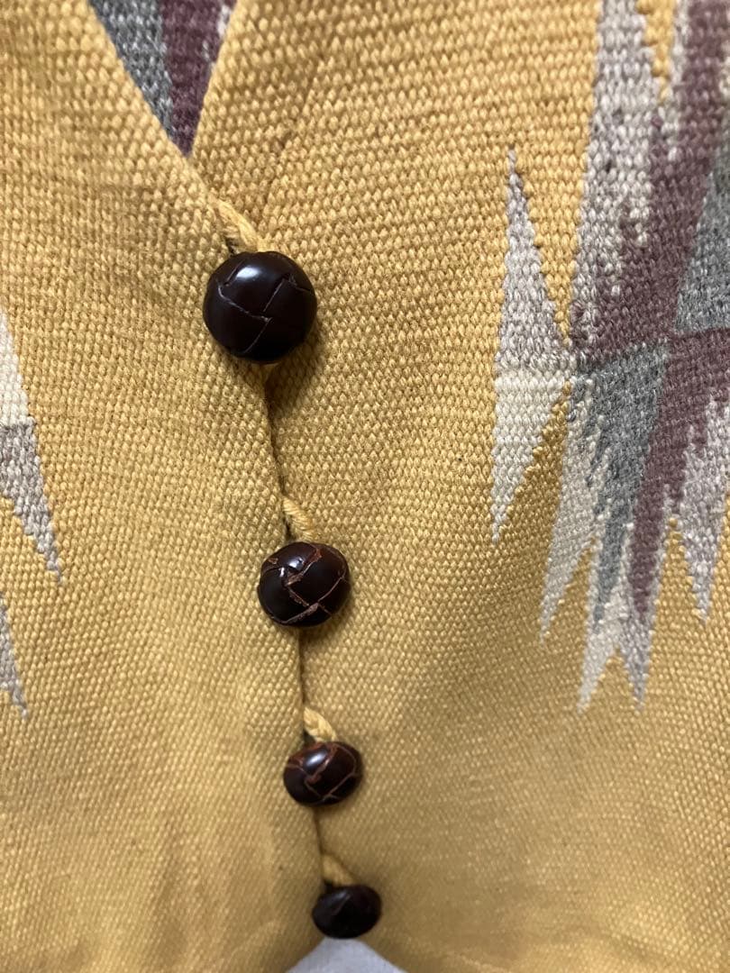 ORTEGA'S チマヨ 手織りウールベスト Mサイズ