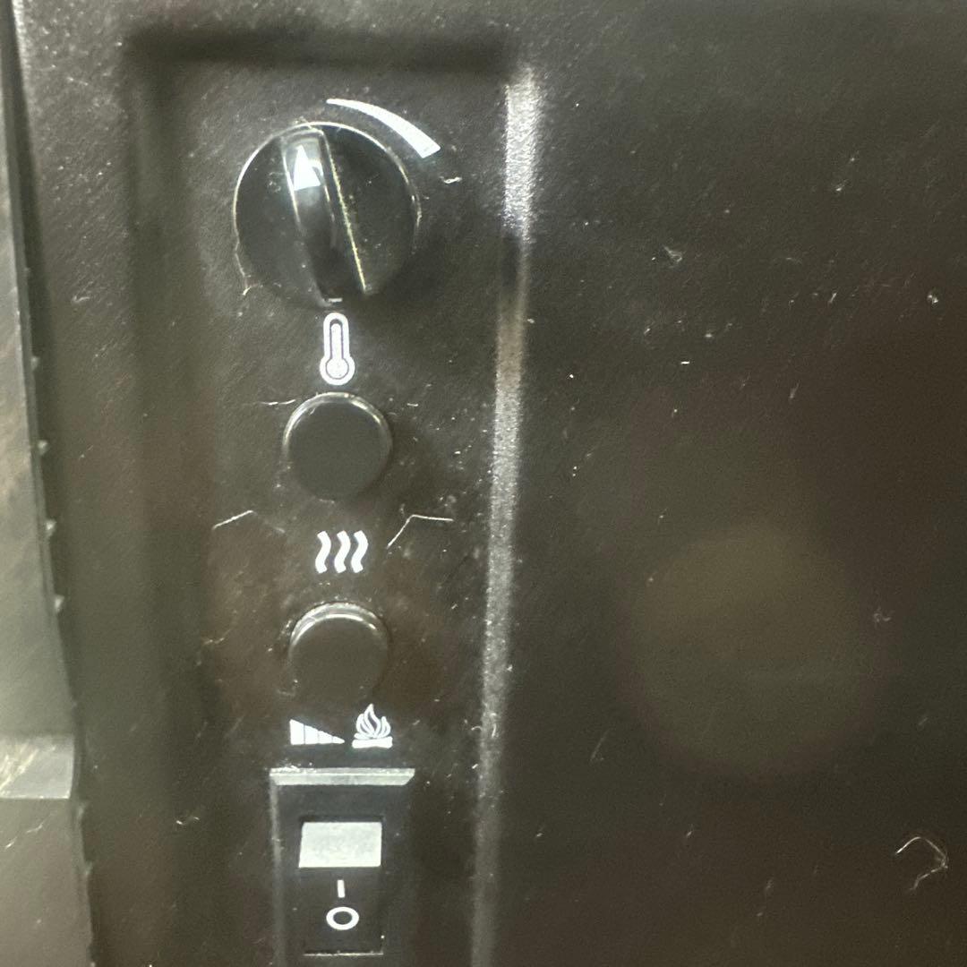 擬薪・疑炎ストーブ　マントルピース 温度調整付温風ストーブ