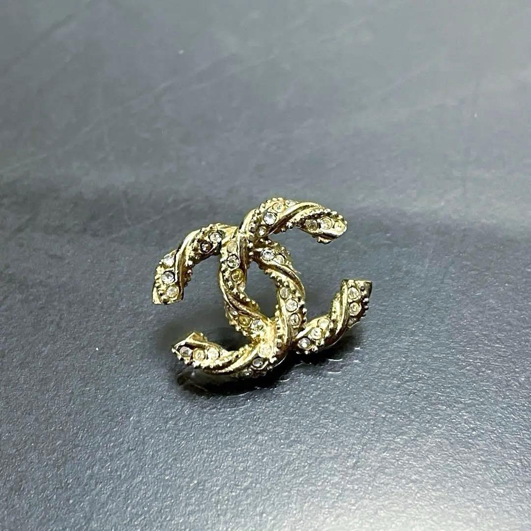 CHANEL/シャネル/ピアス/片耳/ゴールド/ねじれ/ヴィンテージ