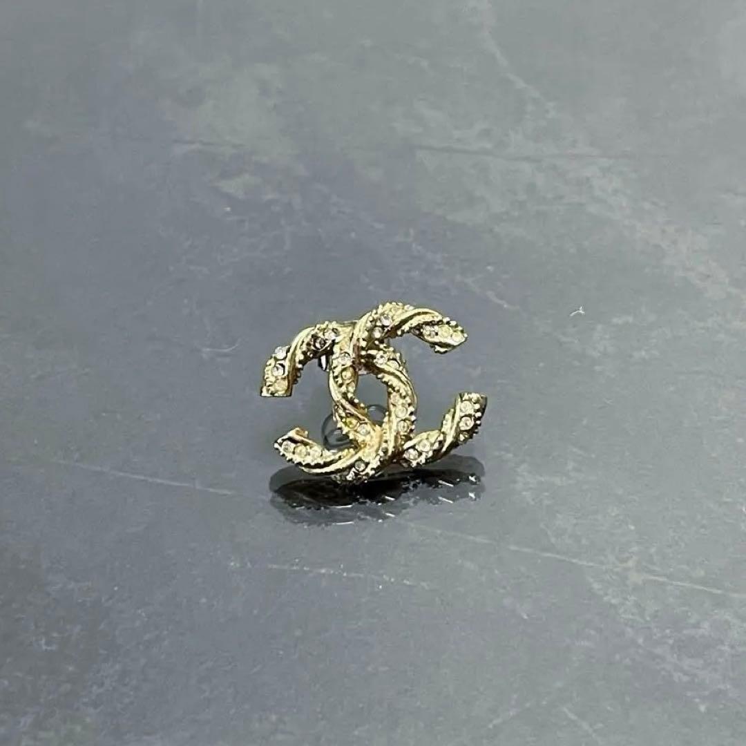 CHANEL/シャネル/ピアス/片耳/ゴールド/ねじれ/ヴィンテージ