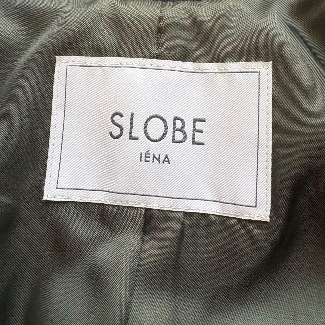 美品 SLOBE IENA PE SHARK ビッグジャケット ブラック