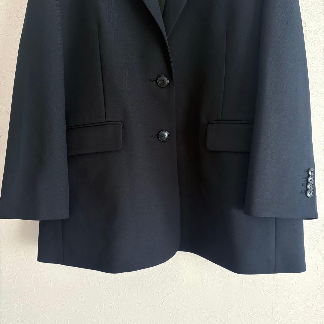 美品 SLOBE IENA PE SHARK ビッグジャケット ブラック