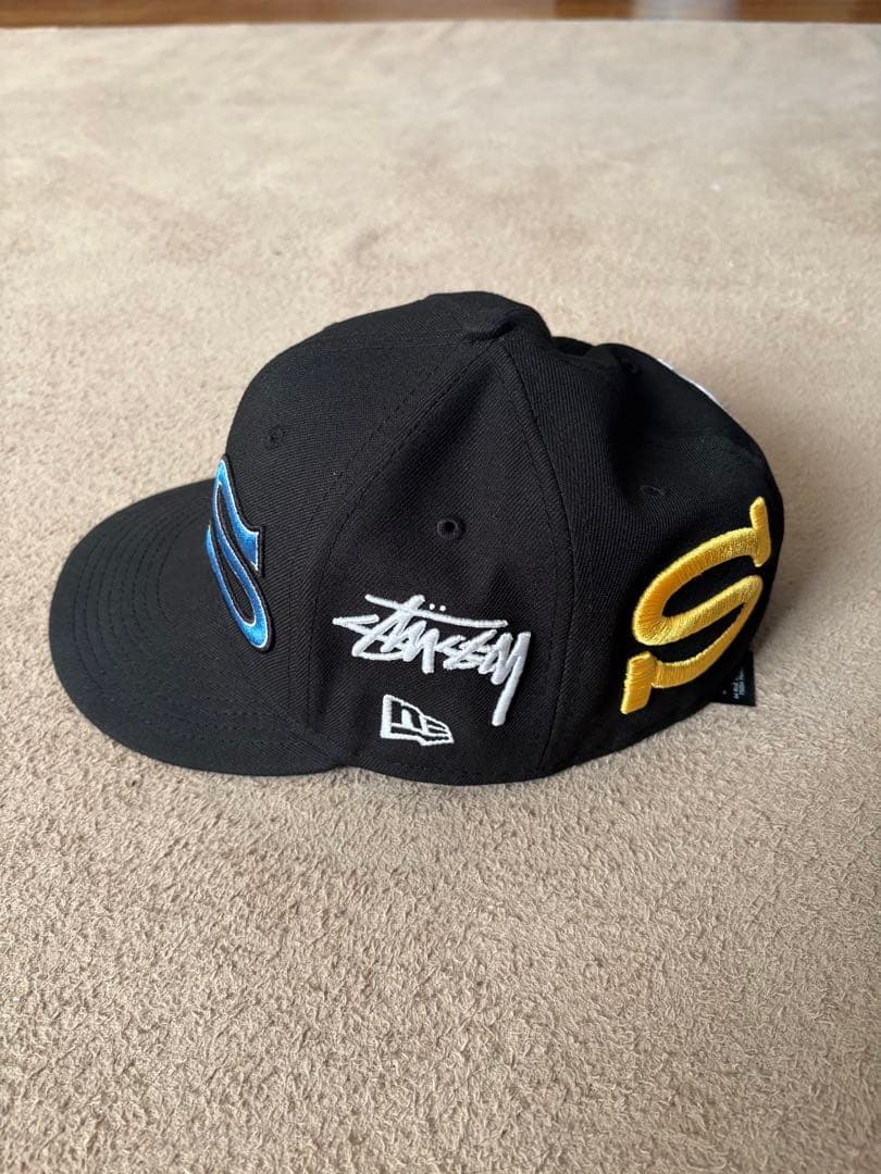 STUSSY ステューシー NEWERA ニューエラ コラボキャップ 7 5/8