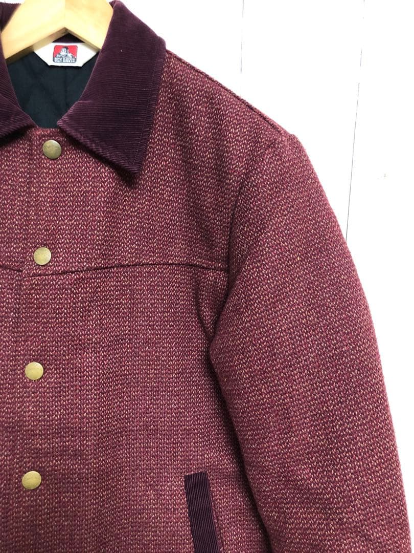 Ben Davis コーデュロイ襟 ウール混 ジャケット L カバーオール