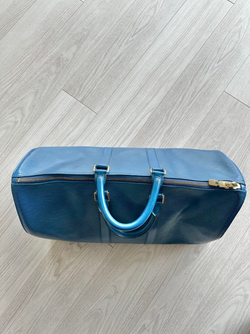 Louis Vuitton ルイヴィトン ボストンバッグ 青