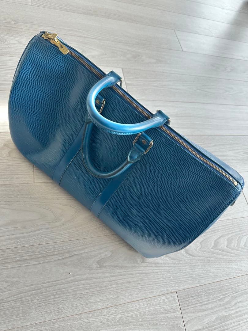 Louis Vuitton ルイヴィトン ボストンバッグ 青