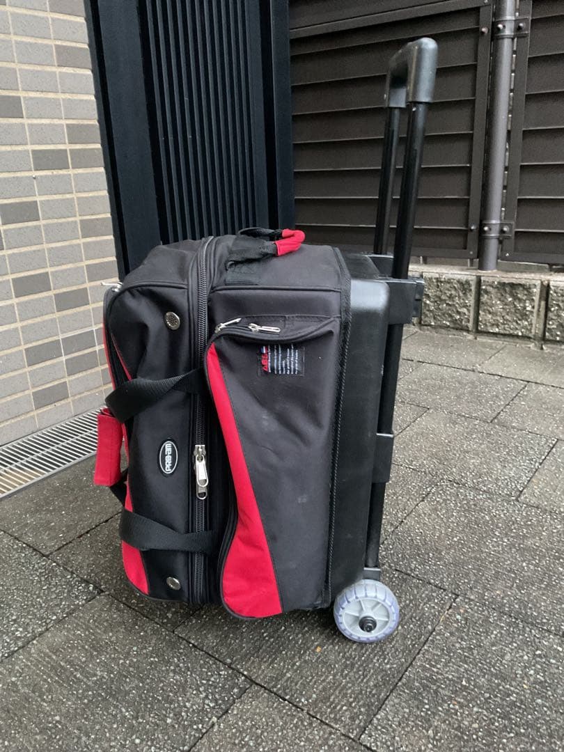 1日使用ABSキャスターキャリー2ボールバック(usedAAA)