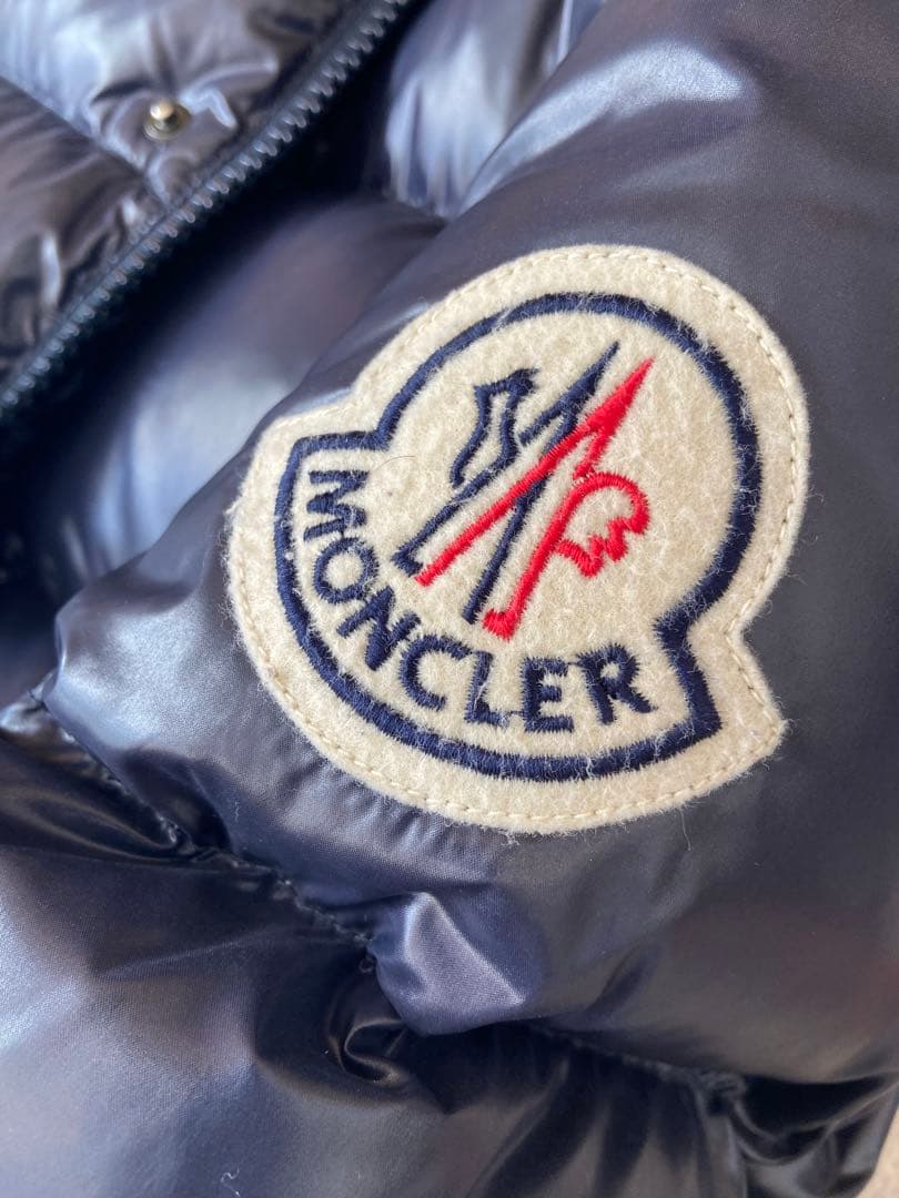 ★1月中限定値引き　モンクレール　エベレスト　廃盤　ビッグロゴ　ネイビー　L